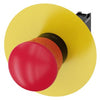 Siemens Emergency stop mushroom pushbutton, red, 40mm Siemens