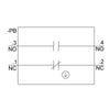 Siemens Selector switch, illuminable, round, plastic, white, 22mm