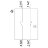 Siemens Selector switch, illuminable, round, plastic, white, 22mm