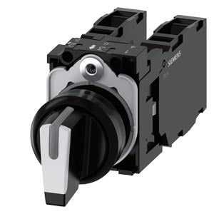 Siemens Selector switch, illuminable, round, plastic, 22mm