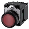 Siemens Illuminated pushbutton, momentary contact, red, 1NO