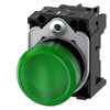 Siemens Indicator light with holder, LED module, green, 22mm Siemens