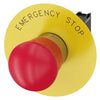 Siemens Emergency stop mushroom pushbutton, red/yellow, 22mm Siemens