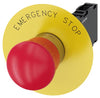 Siemens Emergency stop mushroom/button, red, Ø22mm, 40mm