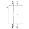 Siemens Selector switch, illuminable, round, white, 3-pos, 22mm
