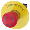 Siemens Emergency stop, mushroom, p/button, illuminable, 22mm