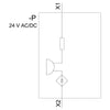 Siemens Acoustic signal device, compact, screw, 24VADC, 22mm