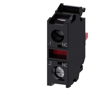 Siemens Contact module, gold plated contacts, screw, 1NC