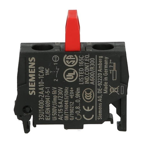 Siemens Contact block with 1NC, screw terminal