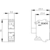 Siemens Integrated LED module, spring, white, 6 - 24VAC/DC
