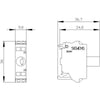 Siemens Integrated LED module, spring, green, 24VAC/DC
