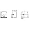Siemens Enclosure for command devices, 1-hole, 22mm
