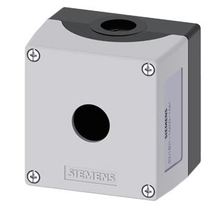 Siemens SIRIUS ACT Pushbutton enclosure, 4pos, 1 hole, Ø22mm