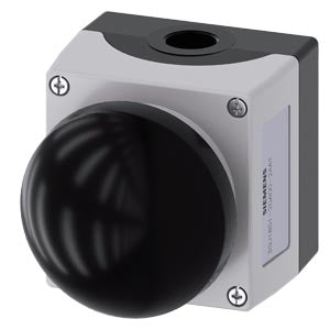 Siemens Enclosure, center, palm pushbutton, black, 1NO