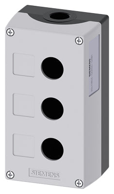 Siemens Enclosure for command devices, 3 hole, 22mm