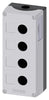 Siemens Enclosure for command devices, grey, 4 holes, 22 mm
