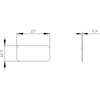 Siemens Labeling plate for snapping on or gluing to label holder, label size 12.5x27mm