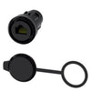 Siemens RJ45 Connection, plastic, black, 22mm
