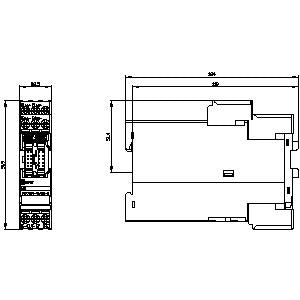 Siemens Analog module, 2 inputs (passive) for analog signals