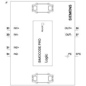 Siemens Analog module, 2 inputs (passive) for analog signals