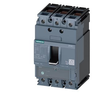 Siemens Sentron Molded case circuit breakers, 3-pole, fixed mount, 125A, 36kA