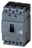 Siemens circuit breaker 3VA1 IEC Frame 160 breaking capacity class H Icu=70 kA @ 415 V 3-pole