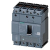Siemens Sentron Molded case circuit breaker, fixed mount, 4-pole, 63A, 25kA