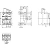Siemens circuit breaker 3VA1 IEC Frame 250 breaking capacity class H Icu=70 kA @ 415 V 3-pole