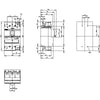 Siemens Circuit breaker, 3-pole, 70kA, 415V, 400A