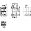 Siemens Sentron Circuit breaker, 3-pole, fixed mount, 55kA breaking capacity, 160A