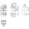 Siemens Sentron MCCB, 3-pole, fixed mount, 55kA, 250A