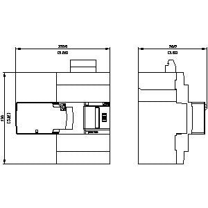 Siemens Motor operator, side mounted, 24-60VDC