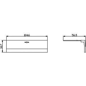 Siemens Terminal cover for plug-In and draw-out socket