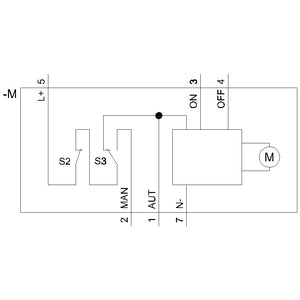 Siemens Motor operator, 110-230VAC / 110-250VDC