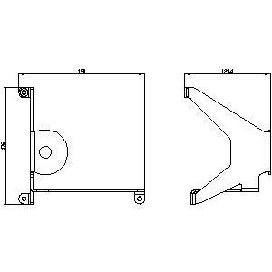 Siemens Retaining bracket for 3VA15/25 1000