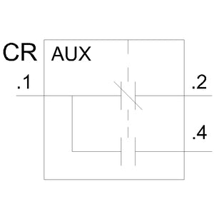 Siemens Auxiliary switch, changeover contacts, type HP