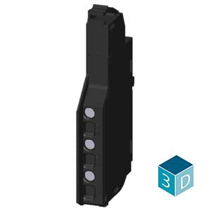 Siemens Auxiliary switch, changeover contacts, type HQ, 7mm