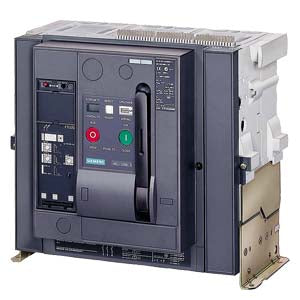 Siemens Circuit breaker, fixed-mounted, 3-pole, size II, 66kA