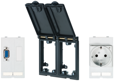 Murr MSDD Modlink double frame, metal, black