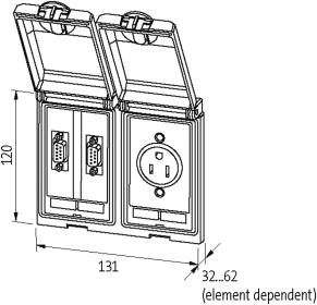 Murr Modlink MSDD Socket and frame set