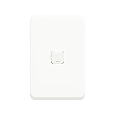 Schneider Iconic, switch, push-button, 10AX, 250V, white Schneider Electric