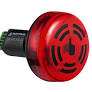 Werma LED Permanent buzzer, continuous, red, 24VDC Werma