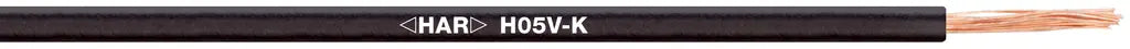Lapp H05V-K Power/control cable, yellow, 0.5mm²