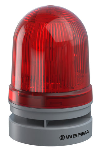 Werma Midi Twinlight combi, red, 12/24VAC/DC, 85 x 130mm