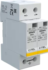 Citel DS50PV-500/51 SPD, type 2, PV, plug-in, 500VDC, 15kA