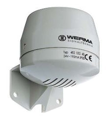 Werma Signal horn siren, continuous tone, grey, 92dB, 230V Werma