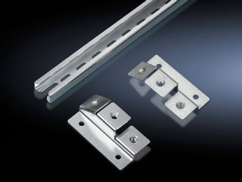 Rittal CM Cable clamp rail C-sect for mounting plate 1000mm