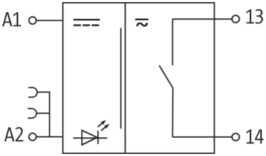 Murr RMM interface module, 1 NO, 24VAC/DC, 5A