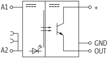 Murr Opto-coupler module, transistor 0.1A, 24VDC