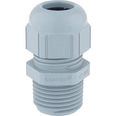 Lapp Skintop NPT Plastic cable gland, black, 1/2"